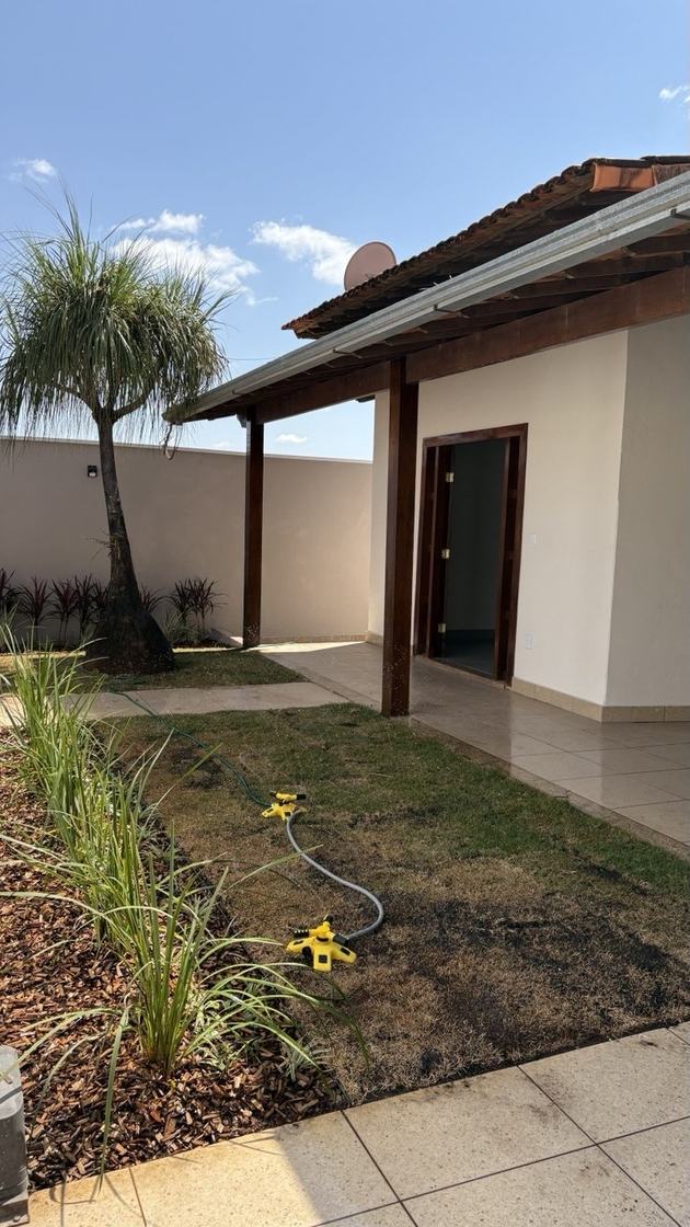Jardim interno da casa